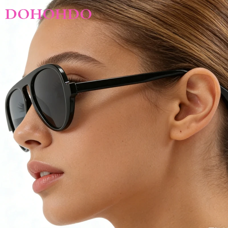 

Trendy Luxury Brand Designer Big Frame Punk Sunglasses Women Popular Sun Glasses Outdoor Driving Travel Shades Male UV400 Gafas