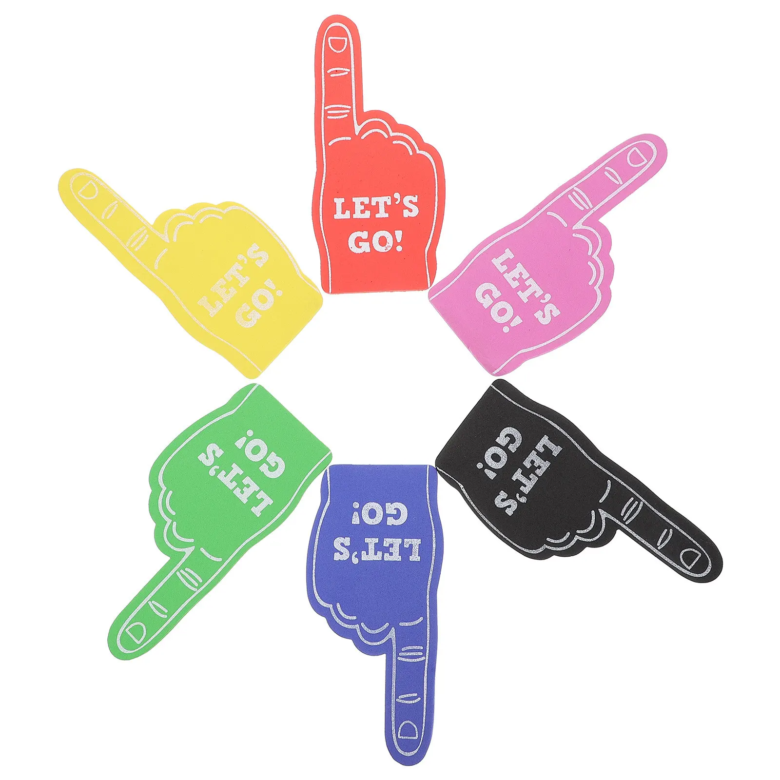 

6 шт. пенопластовых палочек для болельщиков, креативные шумовые инструменты для спортивных мероприятий, сувениры для вечеринок, аксессуары для футбольных фанатов