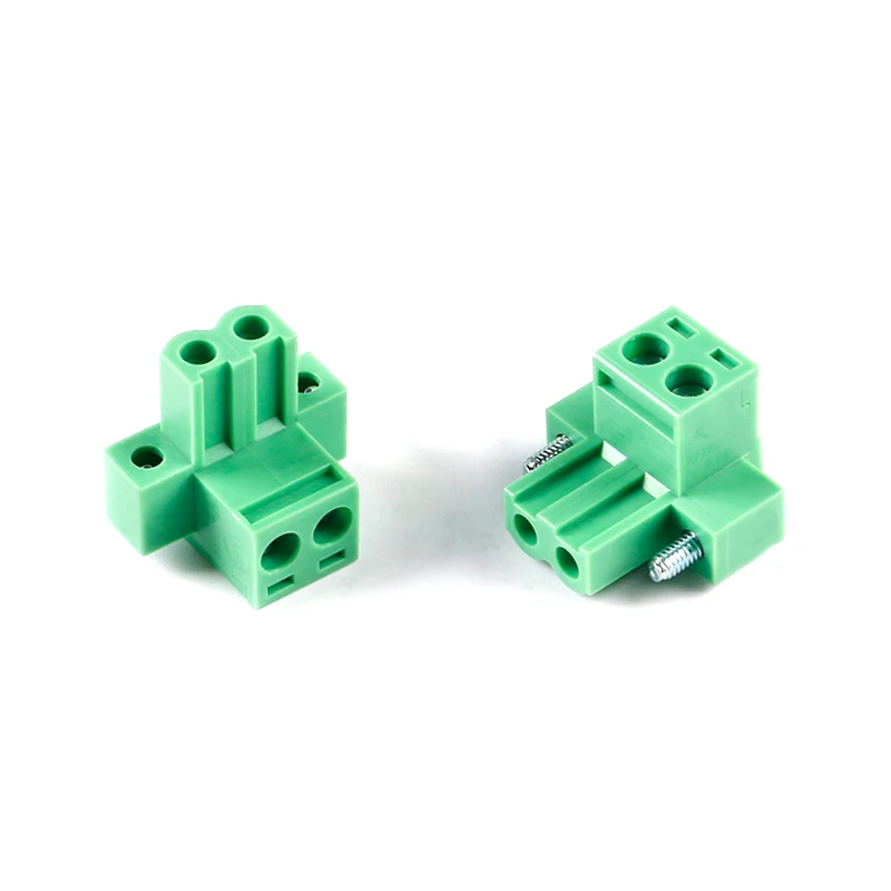 2EDG 5.08mm 2/3/4/5/6/7/8/9/10/12/14 Pin Right Angle Line Terminal Plug Type 2EDGRKP 2EDGKM Connector PCB Screw Terminal Block