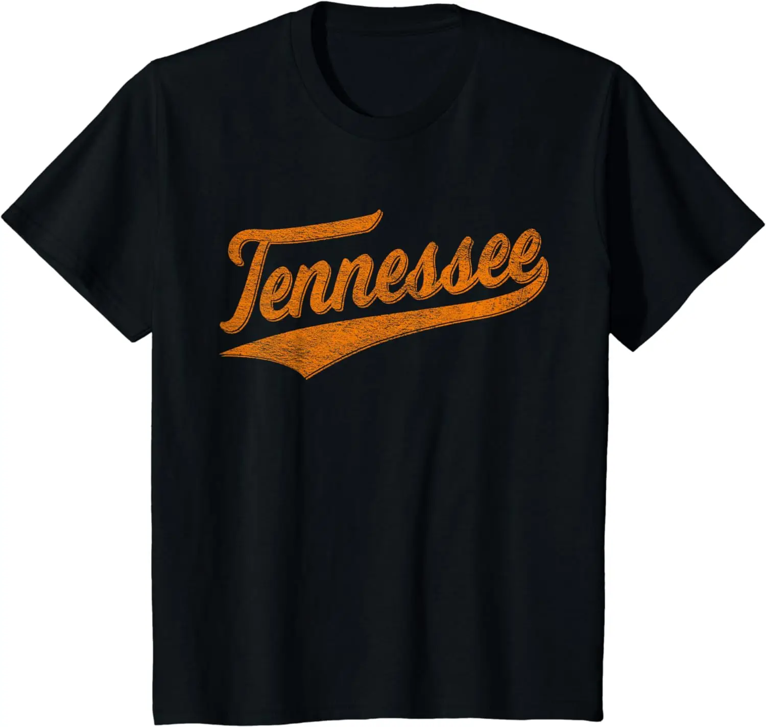 BASEBALL SPORTS SCRIPT CURSIVE FLAG  RETRO T-Shirt