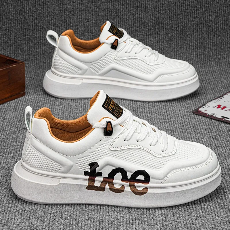 

2025 Outdoor Travel Snekers Mesh Casual Walking Shoes New Men's Sports Breathable Skateboarding Shoes INS Tide Brand Lace-up