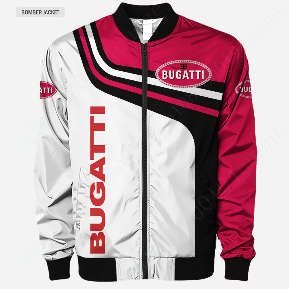 

Bugatti Bomber Jacket Techwear Baseball Uniform Jackets For Men's Clothing Harajuku Parkas 3D Windbreaker Thick Coats Jacket