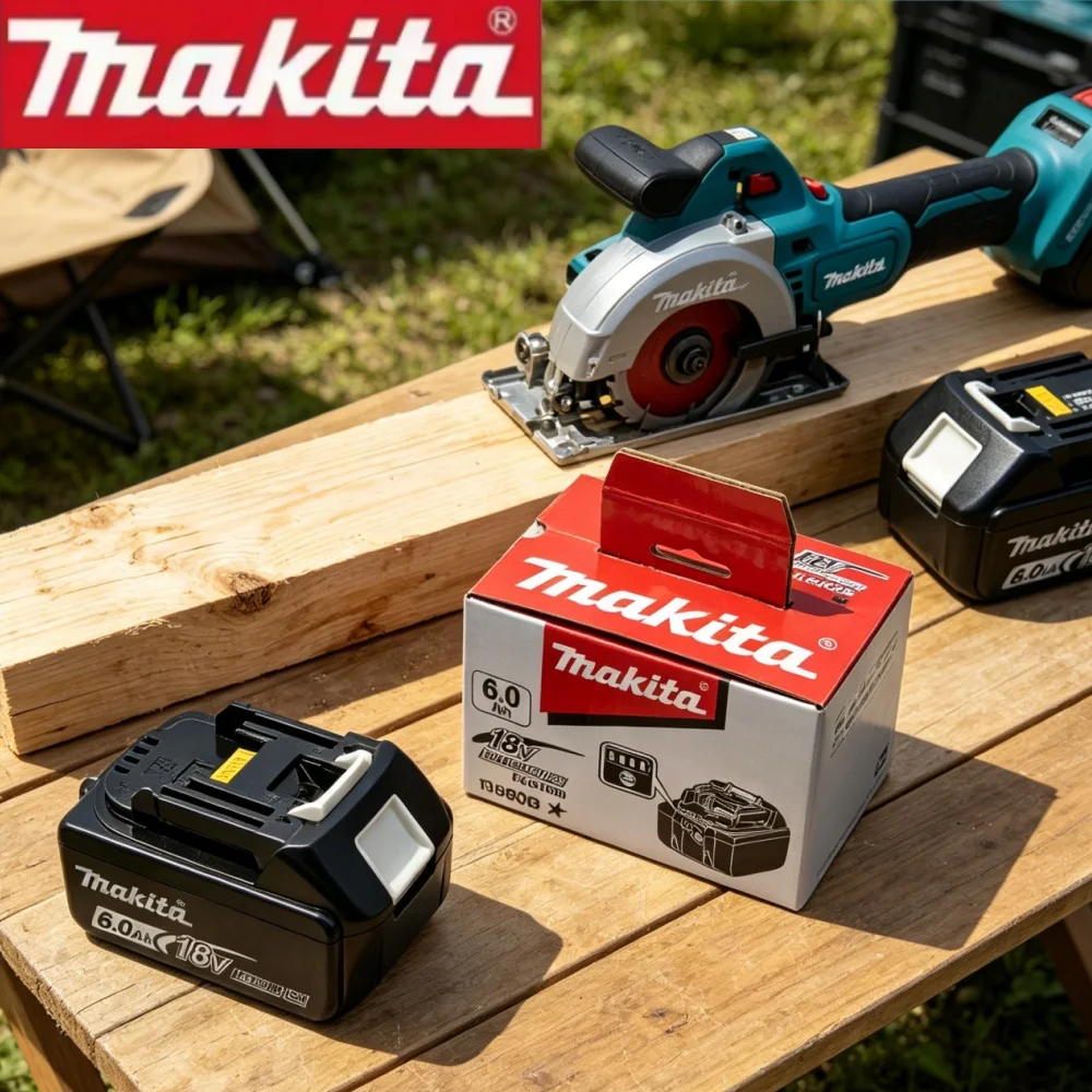 

18V Makita Genuine Battery, LED Display Rechargeable Tool Battery for Makita LXT Series Power Tool Battery & Charger