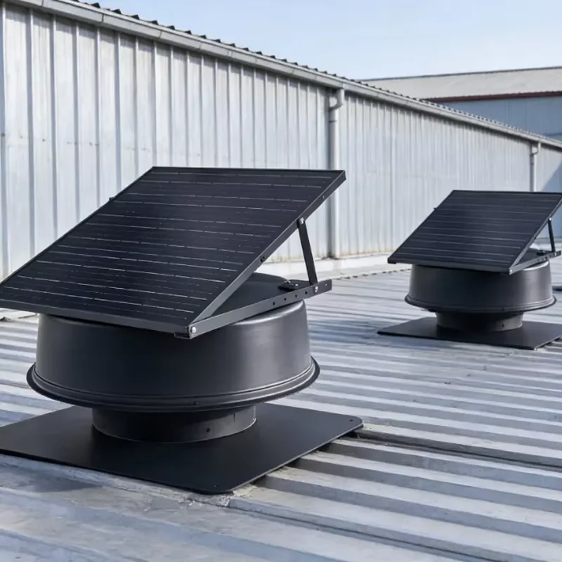 Solar Powered Ball Bearing HVAC Axial Ventilation Fan Heat Dissipation 0 Cost Attic Roof Ventilate