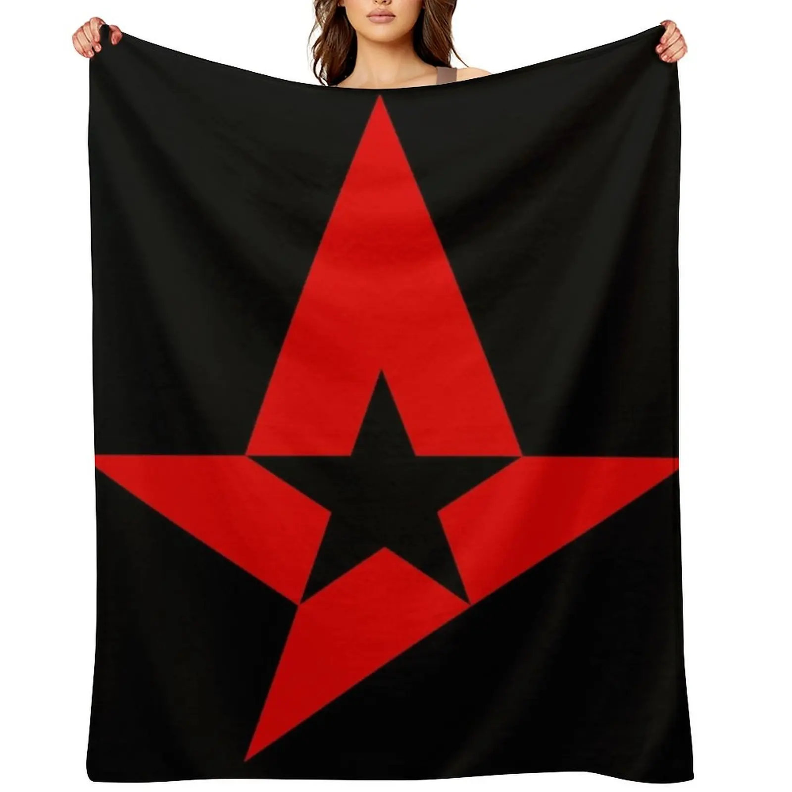 

Astralis esports logo Throw Blanket Luxury Throw Hairy Decorative Sofas Sleeping Bag Blankets