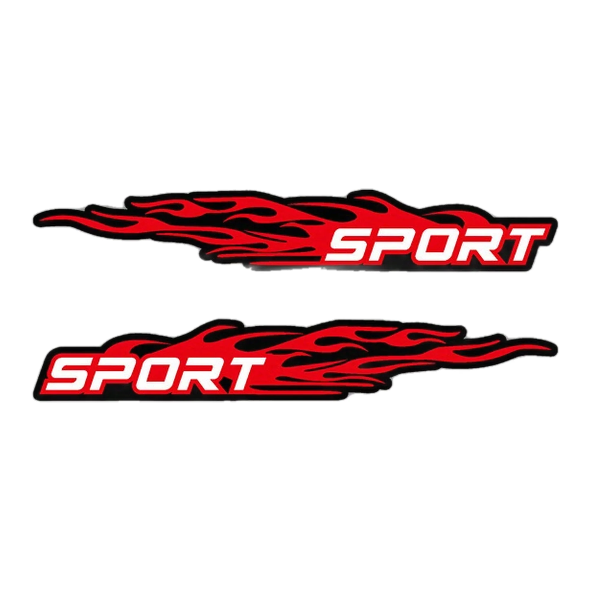 

2D flat motorcycle sticker, helmet **** flame design car sticker - black and white PVC rear window, body and mirror scratch-resi