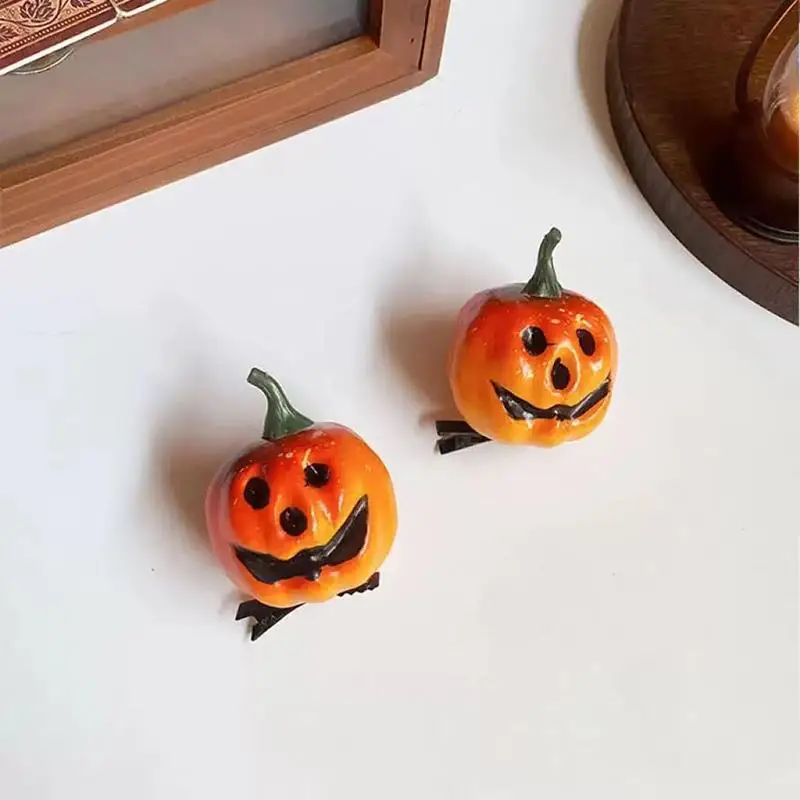 Halloween-Kürbis-Stirnbänder-Set – Entzückende Jack-O'-Lantern-Ohren-Haaraccessoires für festliche Looks – Detail 4