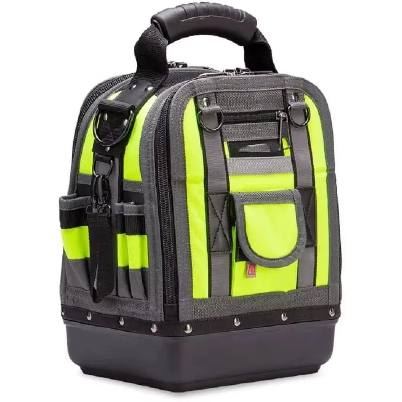 Heavy Duty Large Capacity Tool Bag, Multi-Zipper Multi-Compartment Organizer Pouch Durable Work Tote Bag for Tools