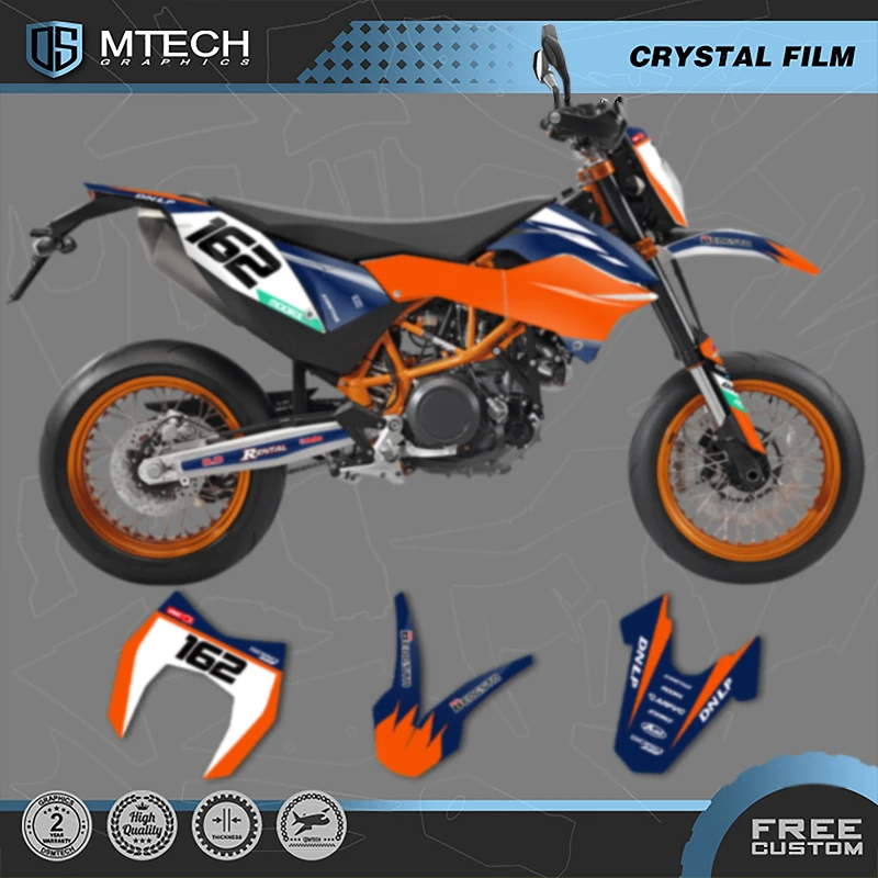 DSMTECH Custom Motorcycle Graphics For KTM 2012 2013 2014 2015 2016 2017 2018 SMC-R690 Decals Stickers Kits 012