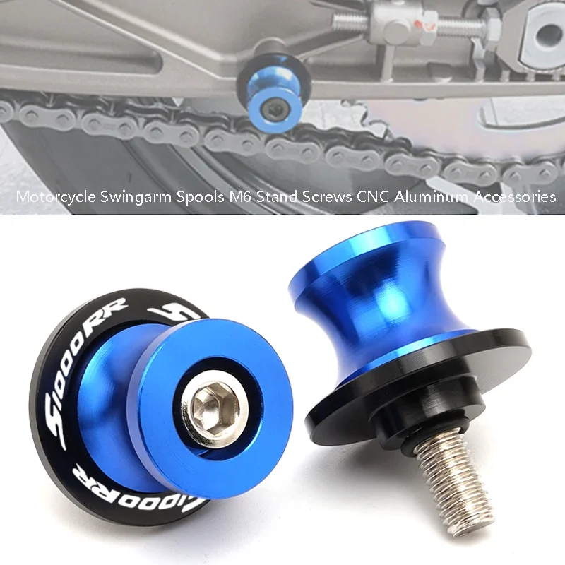 For Motorcycle Accessories BMW S1000R S1000RR 2009-2025 2023 8MM Stand Screw Swingarm Spools Slider S1000 S 1000 R RR