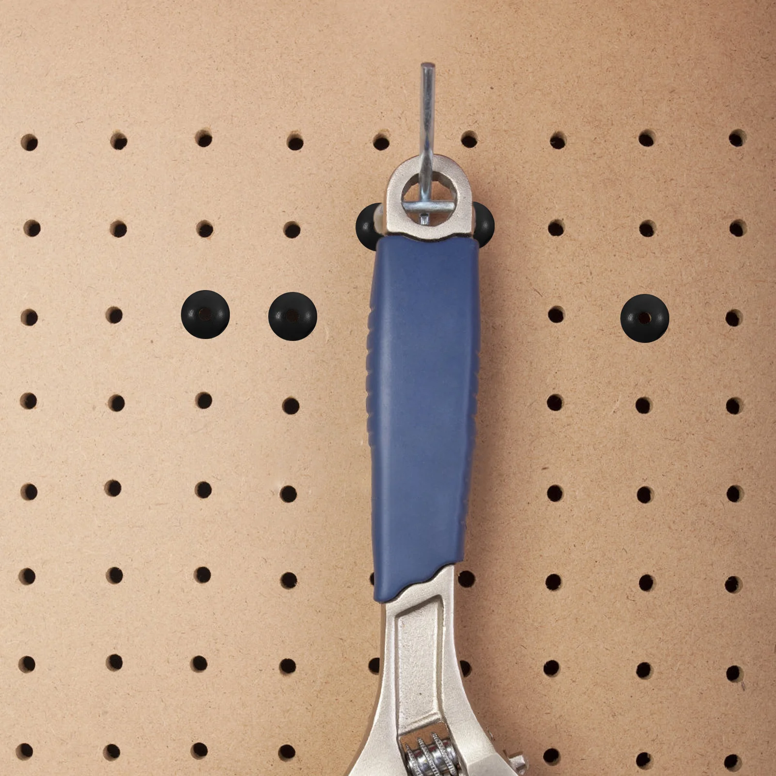 

120Pcs Locking Rubber Pegboard Hook Stoppers Secure Fastening Durable Retainers Peg Hook Stoppers Pegboard Locks for Hooks