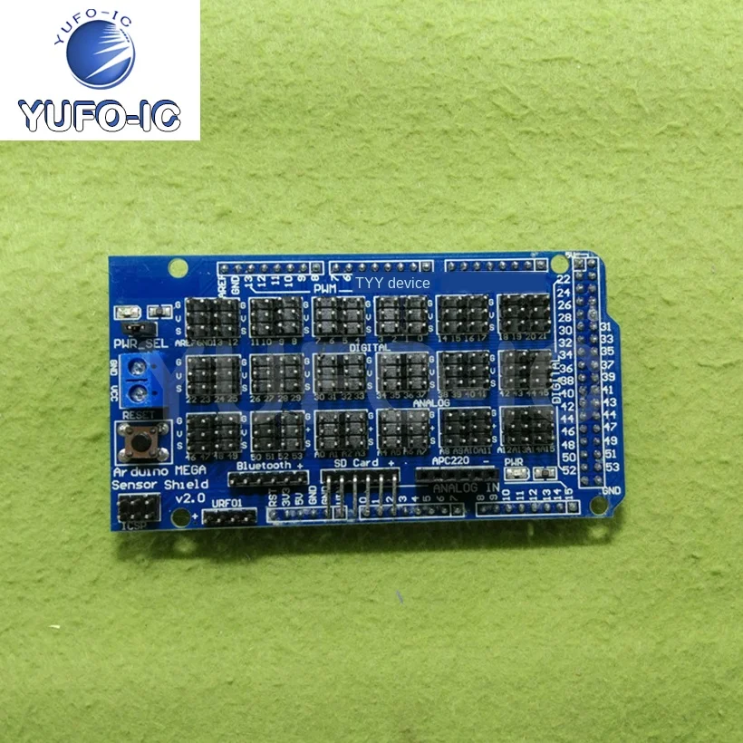 Free Ship 1PCS Mega Sensor Shield V1.0 2.0 Special Sensor Expansion Board