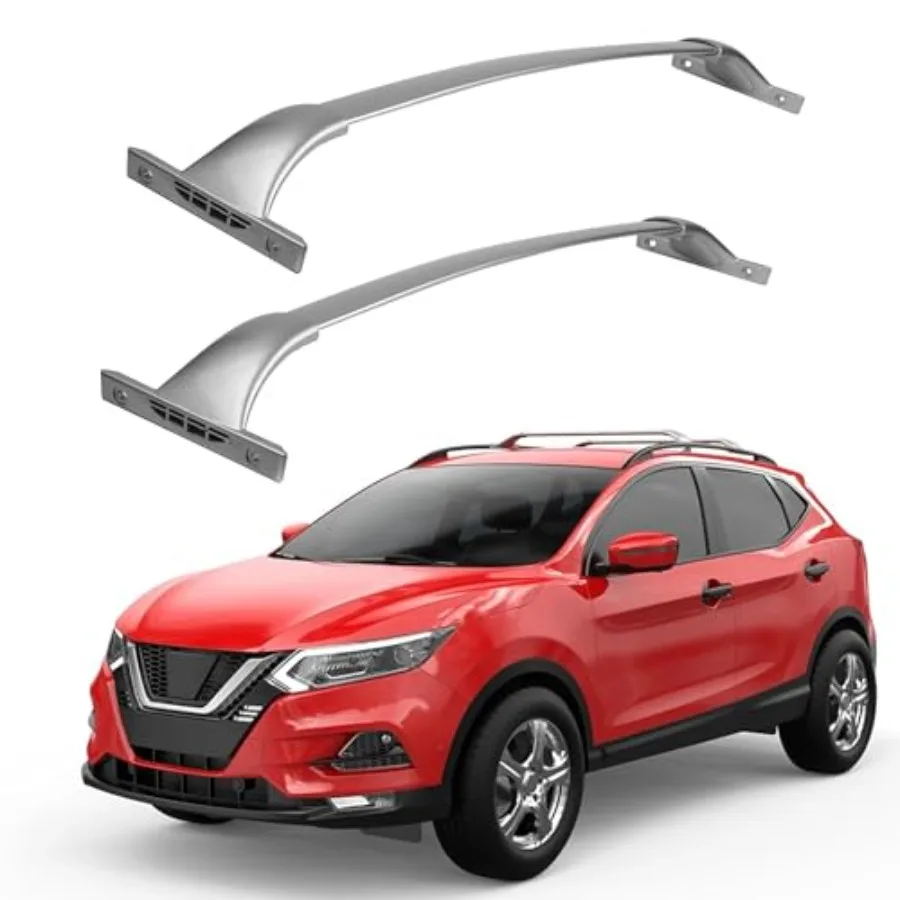 165 lbs Aluminum Roof Rack Cross Bars Compatible for 2014-2019 Nissan Rogue Rooftop Luggage Carrier Rack for Bike Canoe Kayak C