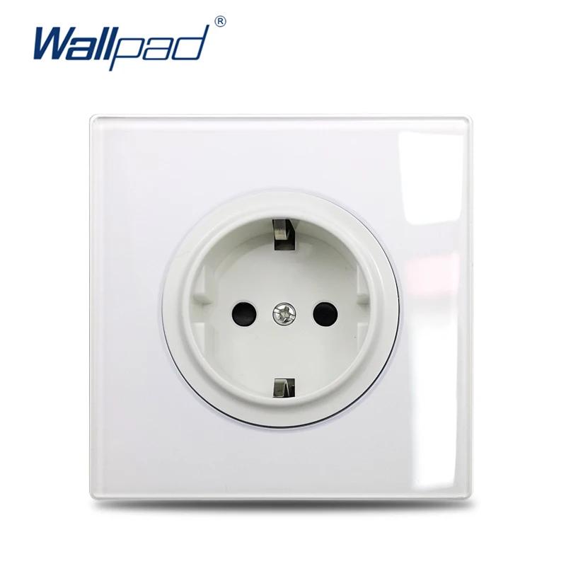 Wall Light Switch 1 2 3 4 Gang Tempered Glass Panel Blue LED Night Light White Black Gray Gold Pass Through Low Price image 3
