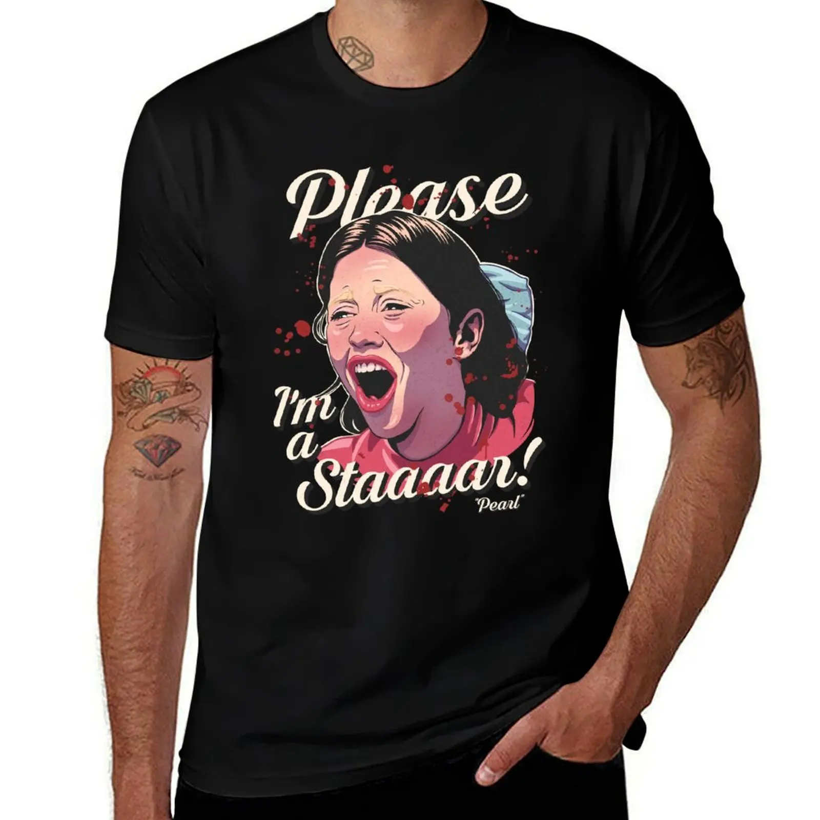 Pearl - Please I'm a Star T-Shirt Work Outdoor Short Sleeve Tee T-Shirt