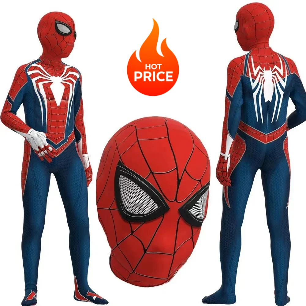 

In Scock PS4 Spider-Man Costume Full Collection Set Halloween Christmas Party Birthday Gift Bodysuit Superhero Cosplay Jumpsuit