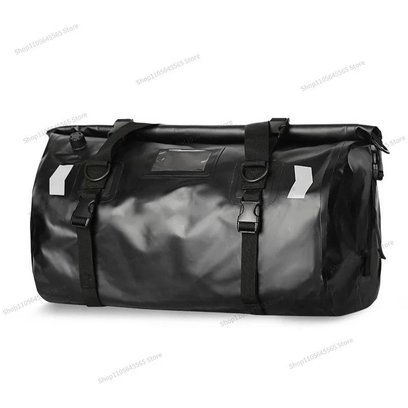 For Waterproof Motorcycle Tail  Quick Release Strap Top Bag Horizontal  Outdoor Camping Cycling Bag Fitness Handbag