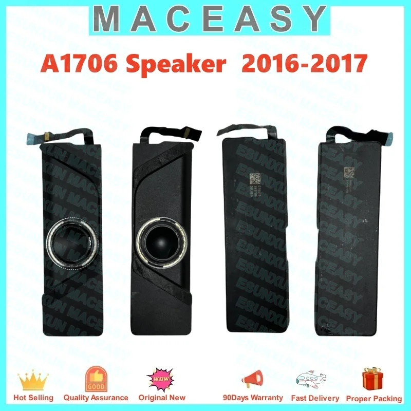 Original MacBookPro 13inch inside loudspeaker use for A1706 L/R Set speaker full tested replacement 2016 2017Year