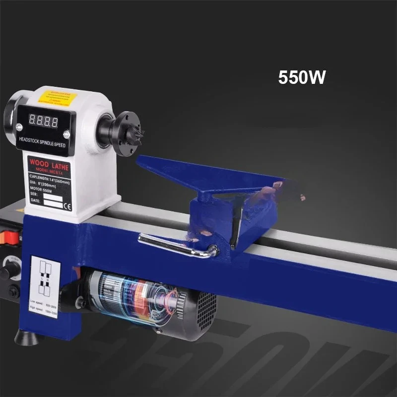 

8 Inch Small Woodworking Lathe Machine High Precision DIY Buddha Pearl Lathe Small Pen-making Equipment