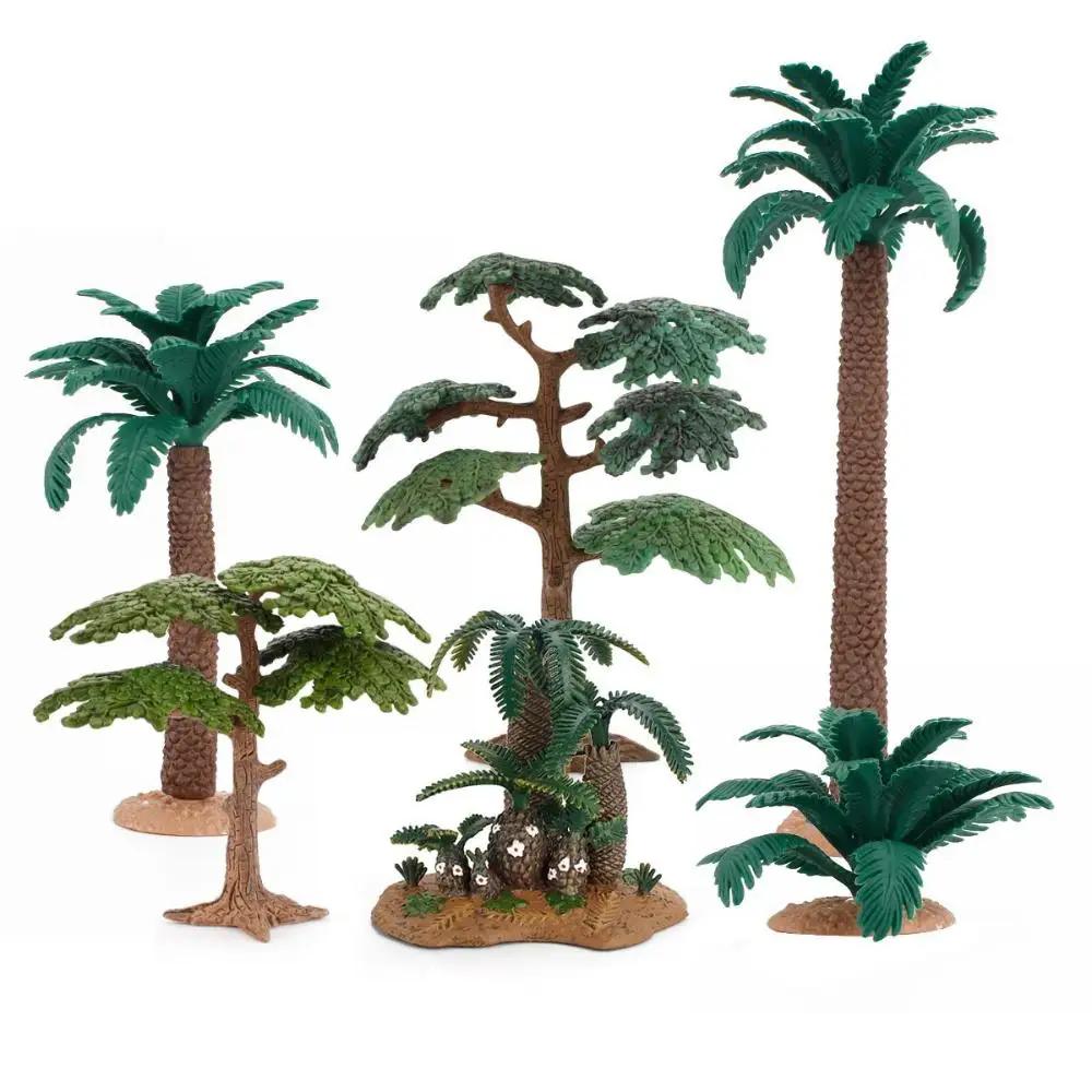 Miniature Trees Jurassic Period Plants Bush Scene Model Dollhouse Ornament Micro Landscape Layout Accessories Fairy Garden Decor