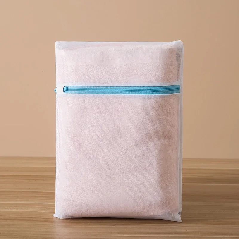 6pcs Thicken Mesh Wash Bag with Zipper Strong Wear-resistant Water Permeable Prevent Cloth from Deforming for Underwear