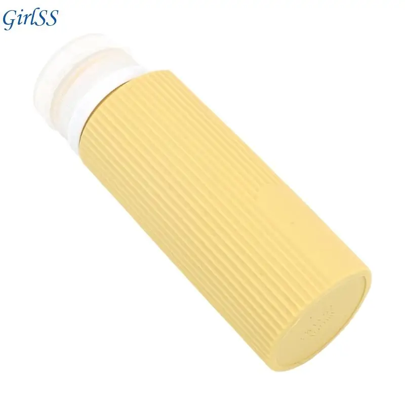 Multiple Capacity Silicone Cosmetic Dispenser Portable Refillable Leakproof Toiletry Bottle T4MB