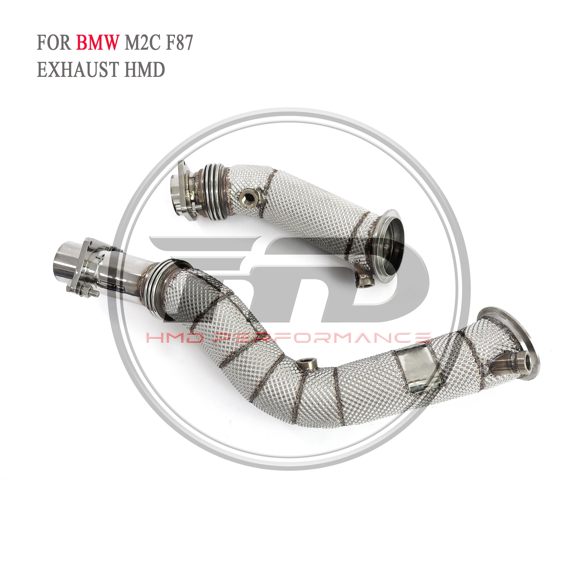 

HMD Exhaust System High Flow Performance Downpipe for BMW M2C F87 Car Accessories With Catalytic