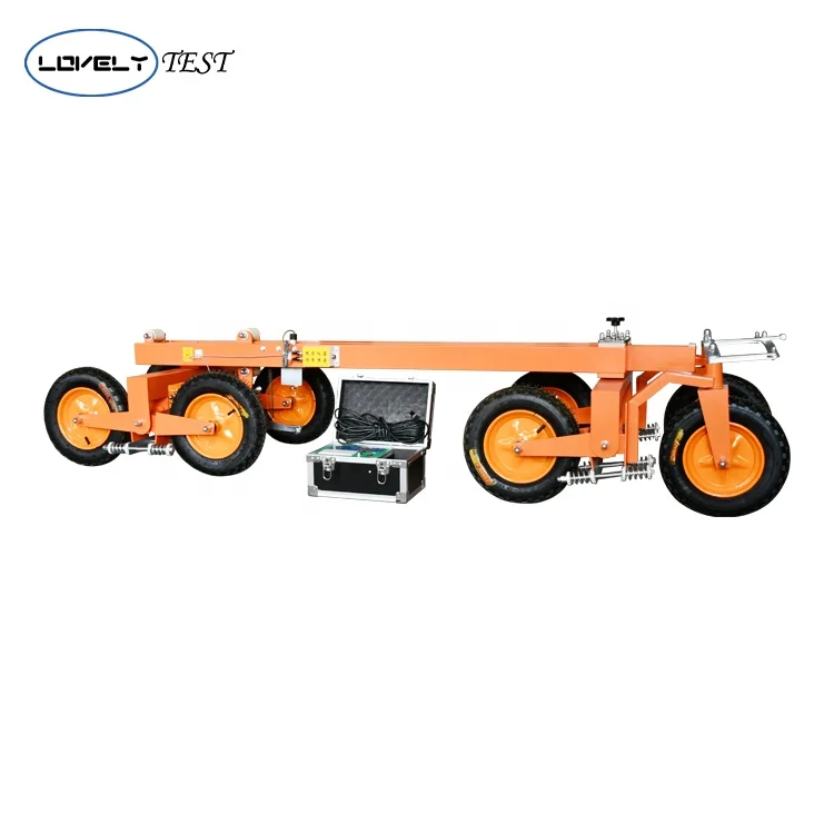 LOVELY Continuous Eight-Wheel High Accuracy Flatness Meter for Pavement Texture Profile ASTM Standard 1 Year Warranty Equipment