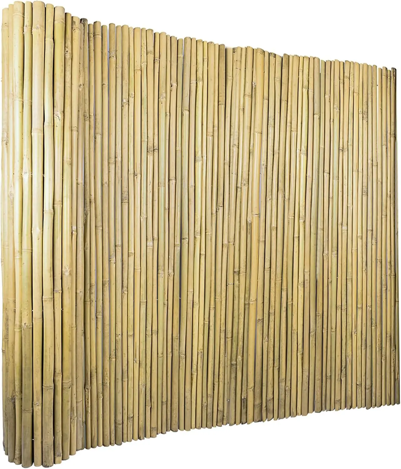 

Natural Bamboo Fence Roll 3ft x 8ft, Eco-Friendly Outdoor Privacy Screen for Garden Balcony Patio Pool Border