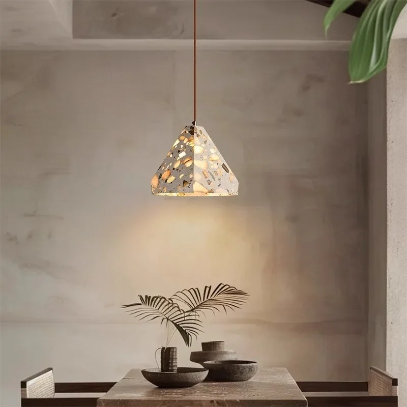 Modern Japanese Style Wabi Sansan Chandelier Creative Personality Ambient Light for Restaurant Bar Bedroom Bedside Homestay