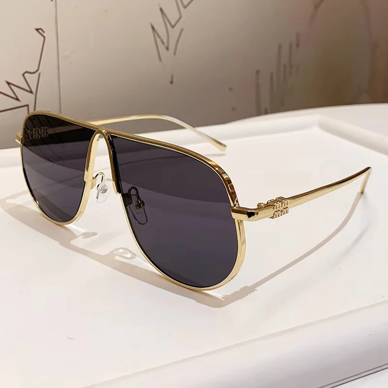 New fashion brand oversize irregular sunglasses for women 