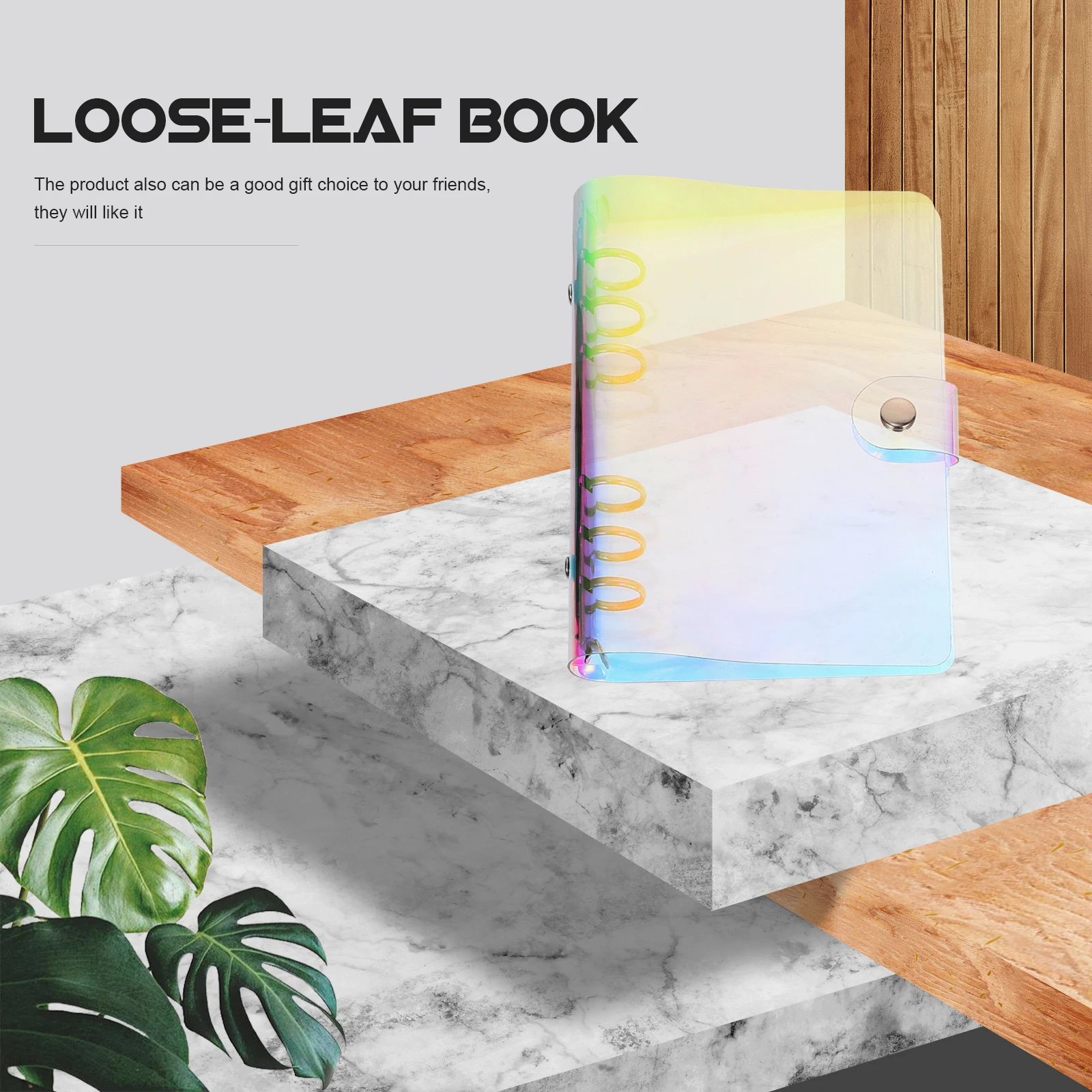 

1 set 1 Set Laser Binder Waterproof Cash Organizer Budget Planner Business Card Holder Receipt Storage Notepad Small Lightweight