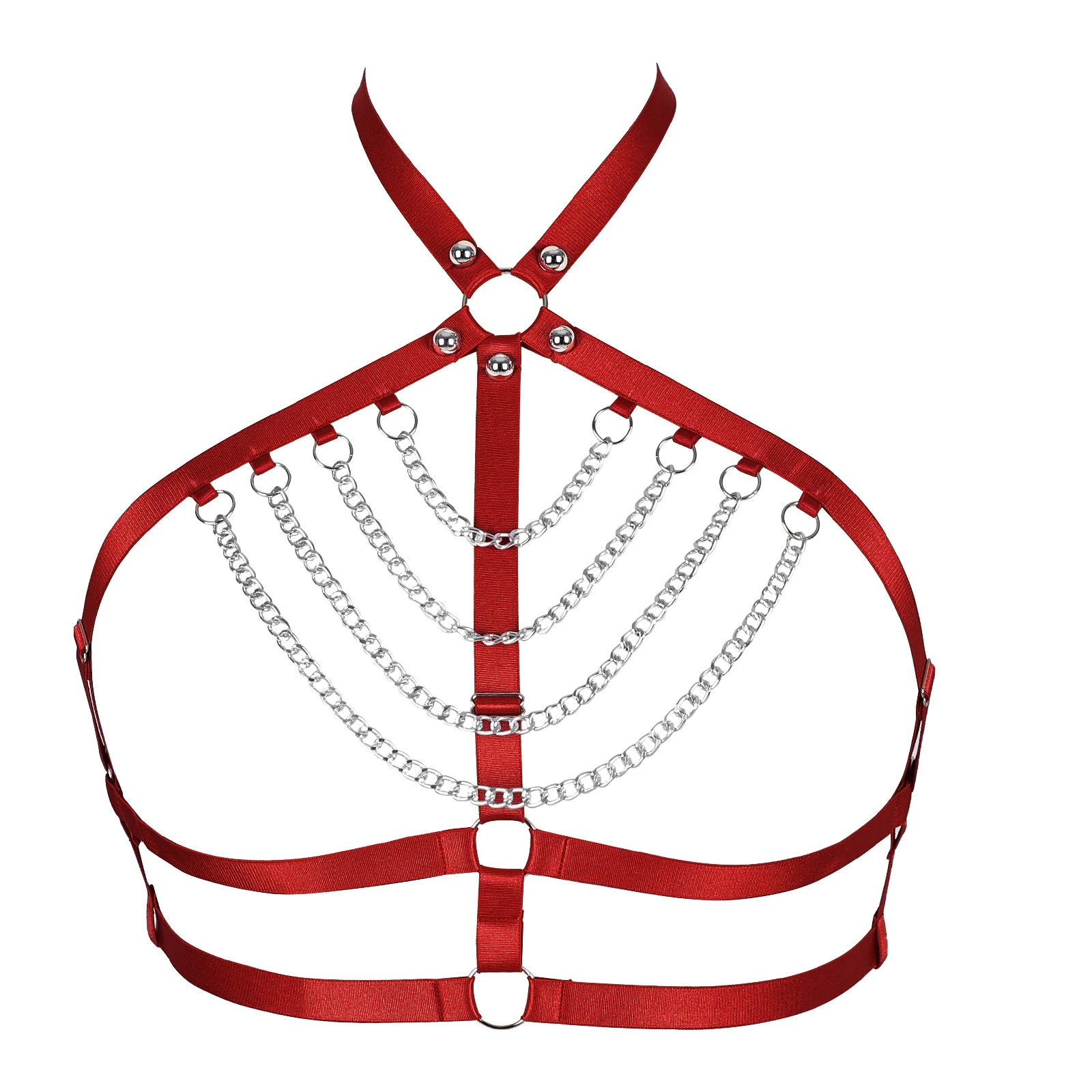 

Women Bondage Body Garter Belt Goth Lingerie Strap Body Sexy Harness Belt Harajuku Suspender Belt Lady Bar Party Thigh Toy