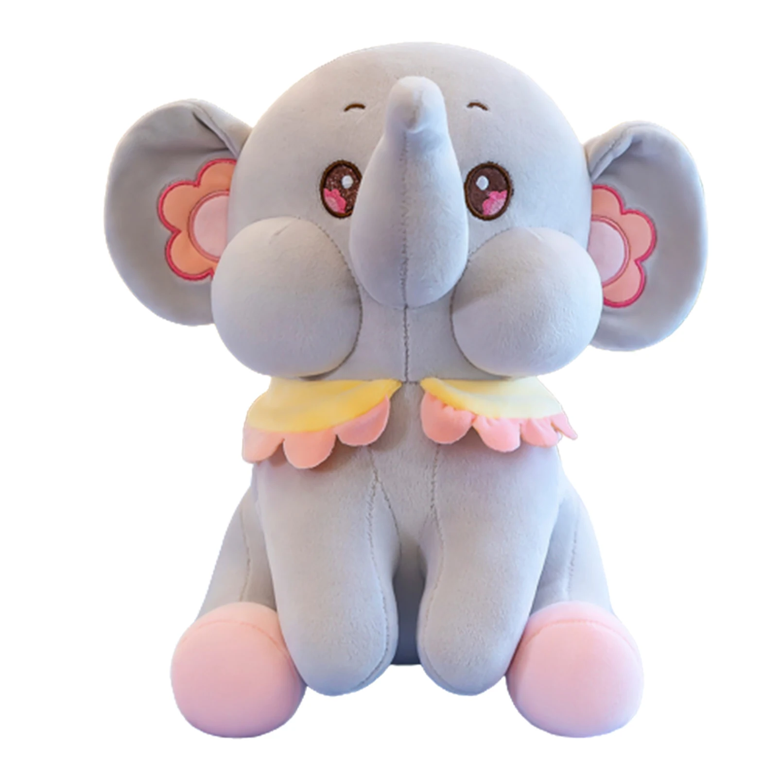 

Плюшевые мягкие игрушки, мультяшная кукла-слон, игрушка для раннего развития