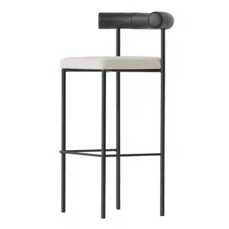 

Nordic Modern Creative Metal Bar Chair Hotel Cafe Dining Simple Bar Chair
