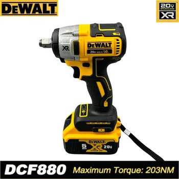 DEWALT DCF880 무선 임팩트 렌치, 충전식 리튬 배터리, 2300RPM, 20V, 203Nm 