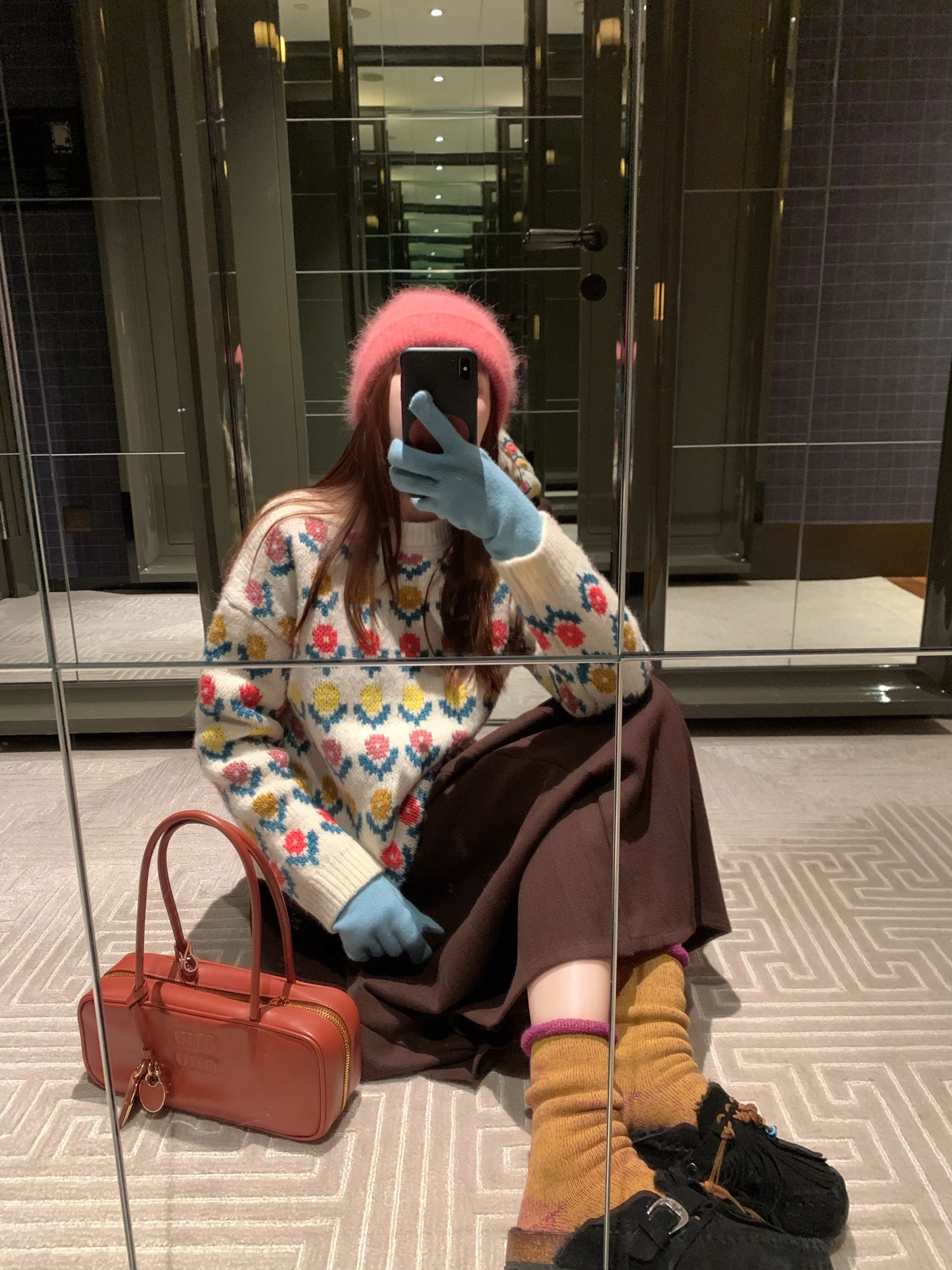 

Realzz Official Soft Romantic Snow Country Alpaca Wool Knitwear Women's Regular Fit Soft Sweater Long Sve f High Collar