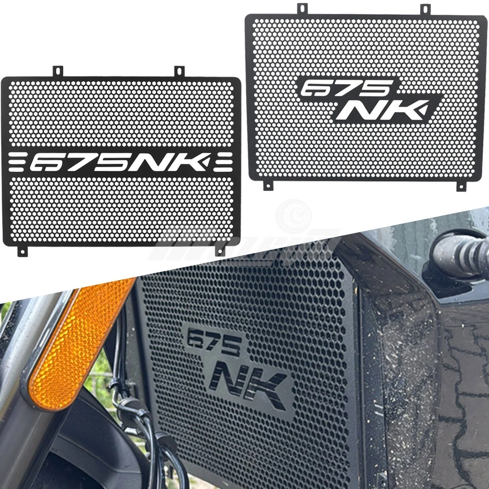 

Motorcycle Radiator Guard Grille Cover Protector CNC Aluminum FOR CFMOTO CF MOTO NK 675 NK 675NK 675-NK NK675 2024 2025 2026