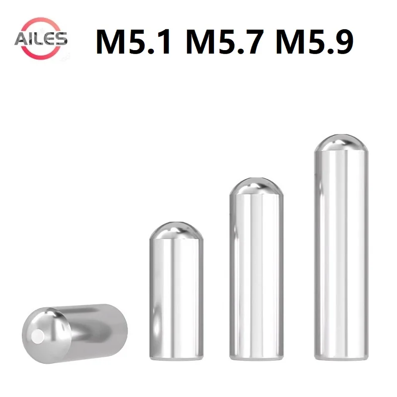 

Stainless Steel M5.1 M5.2 M5.3 M5.6 M5.7 M5.9 Solid Ball Head Needle Roller Thimble Cylindrical Pin Round Head Locating Dowel