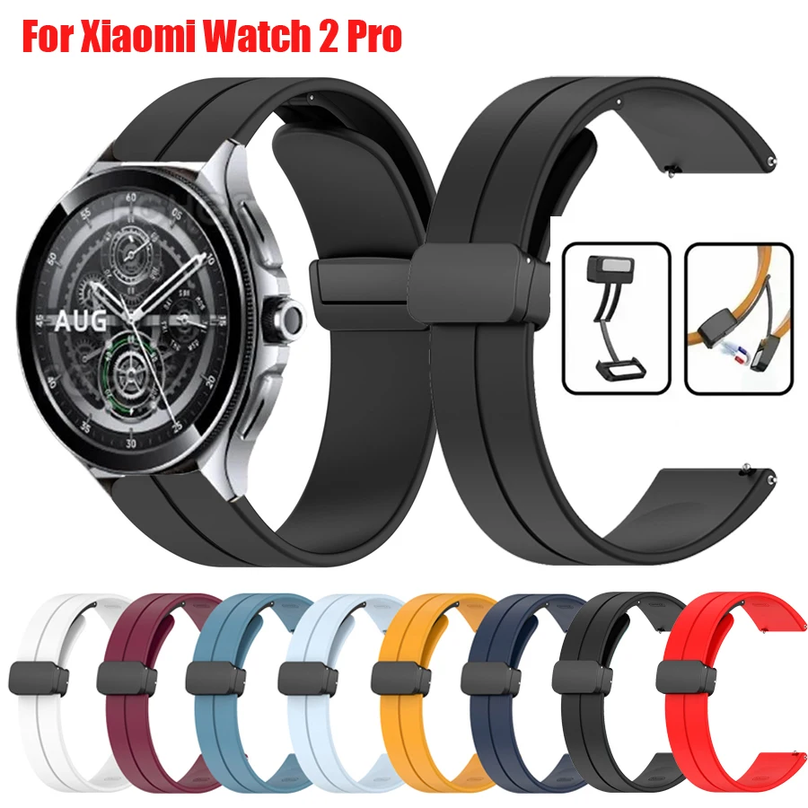 Silicone Strap For Xiaomi Watch 2 Pro Replacement Bracelet For Mi Watch S3/Color 2/Watch S1 Active/S2 42 46mm Watch Band Correa