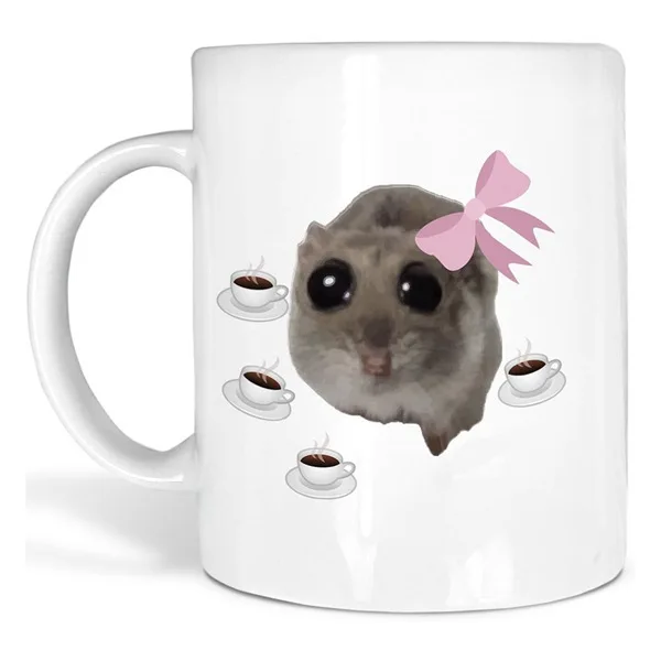Cute mouse ceramic mug