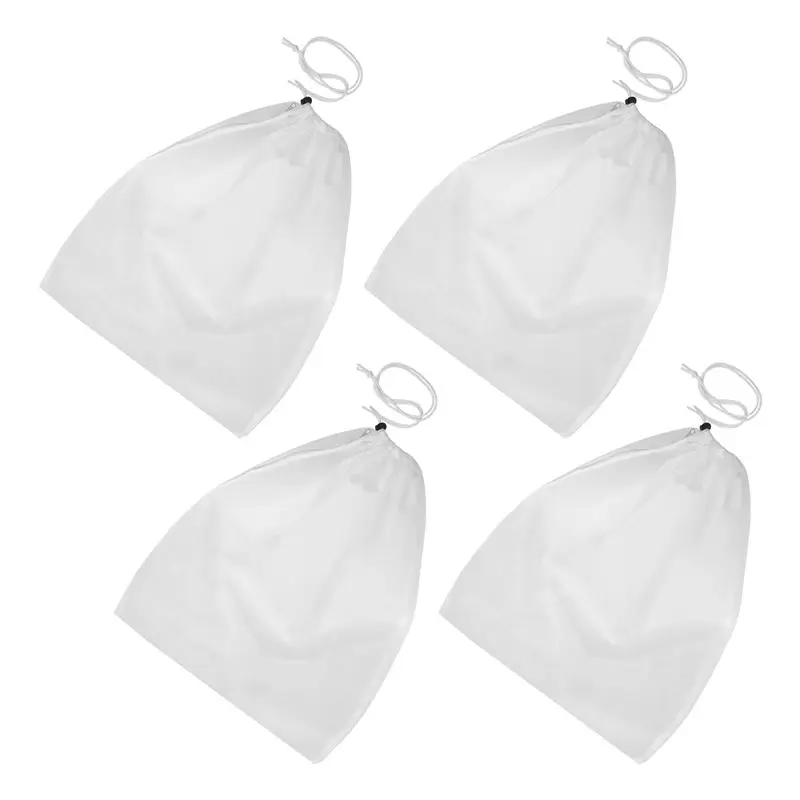 THIVN-4 Pack Winter Cold Weather Frost Protection Blanket With Drawstring Winter Plant Covers Plant Cold Cover For Outdoor