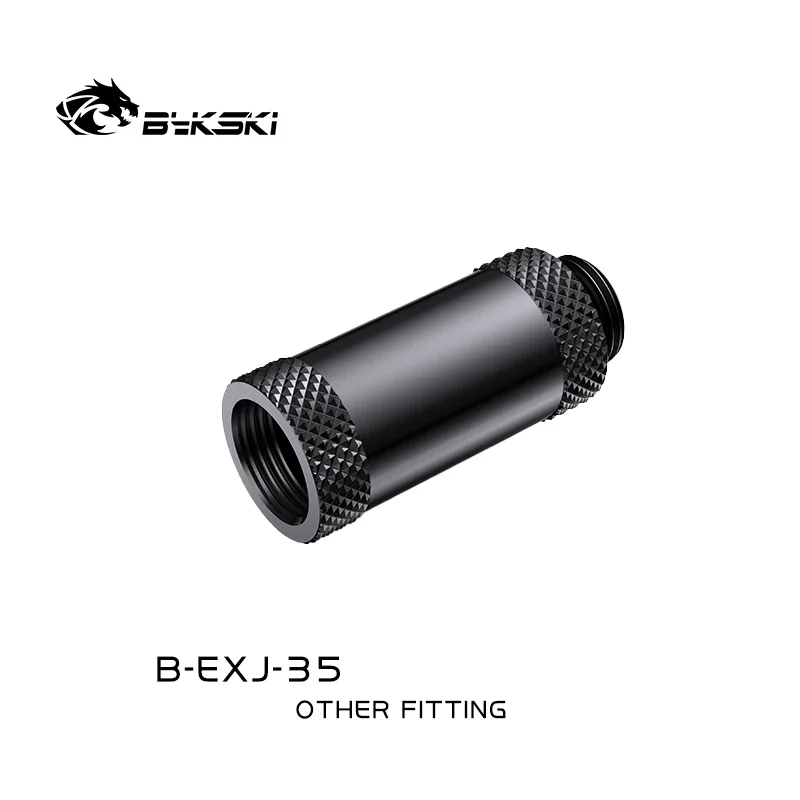 Bykski B-EXJ-35,35mm Male To Female Extender Fittings, Boutique Diamond Pattern,Multiple Color G1/4 Male To Female Fittings