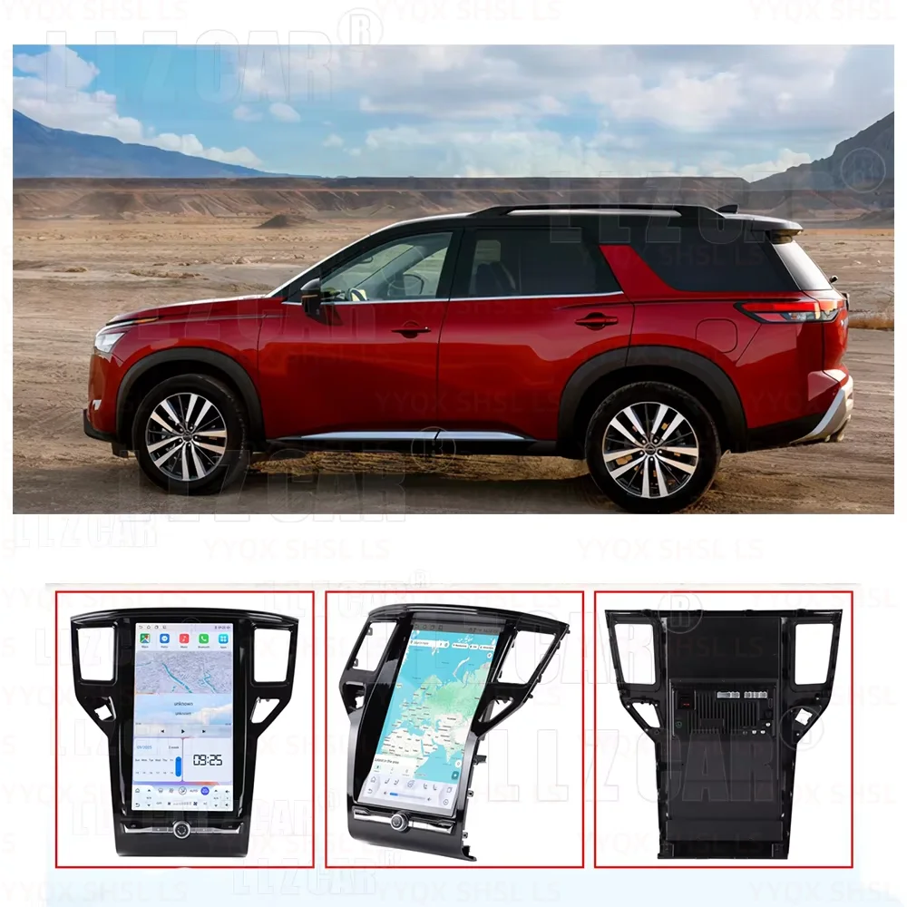

Android для Nissan Pathfinder 2012-2012019 автомобильный радиоприемник мультимедийный стерео видеоплеер GPS-навигация Carplay головное устройство