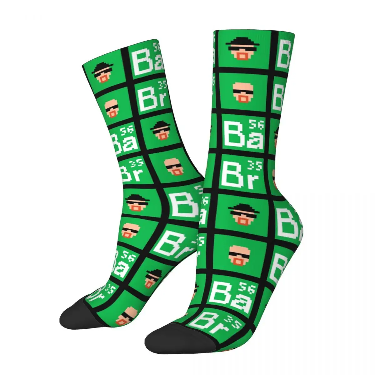 Autumn Winter Cool Men's Women's Breaking Bad Socks Sweat Absorbing Crew Socks