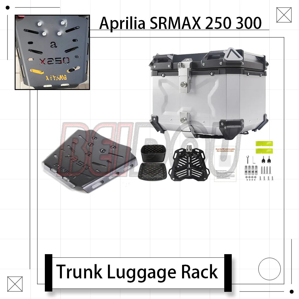

New For Aprilia SRMAX 250 SRMAX 300 Motorcycle Modified Rear Rack Tail Box Rack Trunk Luggage Rack
