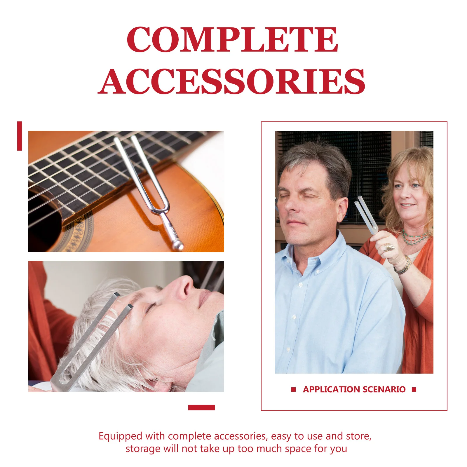 

1Set Tuning Fork Set for Healing Practical Portable Musical Accessories Chakra Balancing Energy Field Tuning Forks