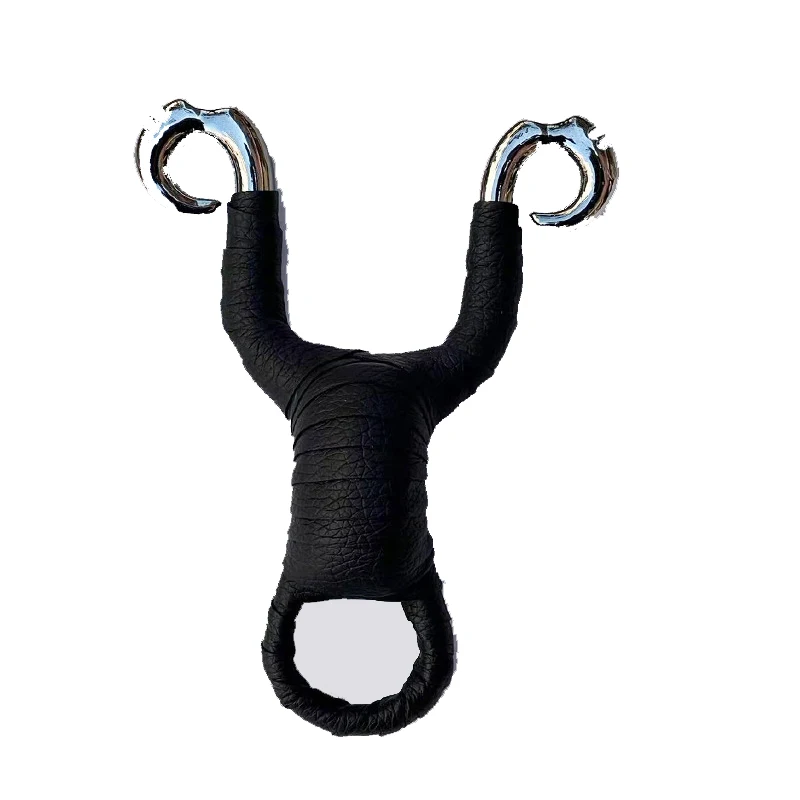 Powerful Hunting Slingshot Catapult Brass Pro Metal Slingshot with 3 Slingshot Bands 50pcs Slingshot Ammo Good Gift
