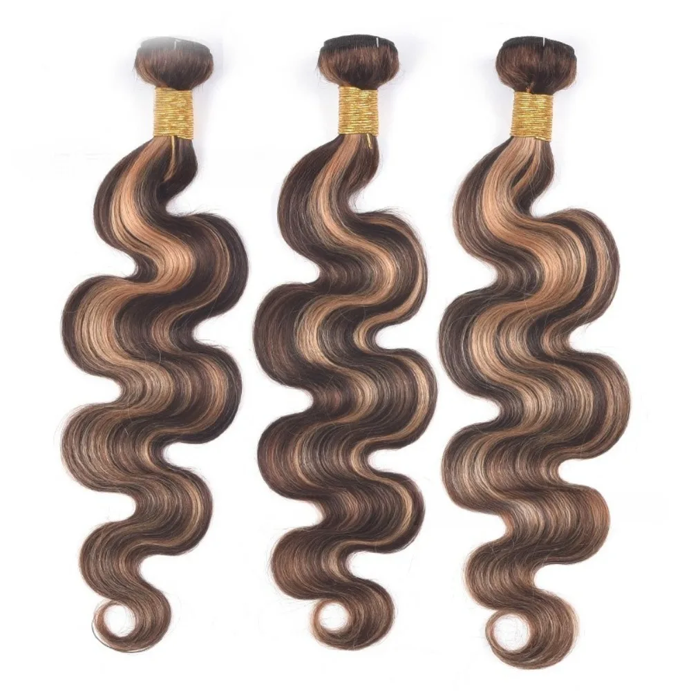 

30-дюймовые пучки человеческих волос P427 с объемной волной, 100 г/шт., наращивание волос с двойным утком, класс 12А, полноконечные бразильские девственные волосы