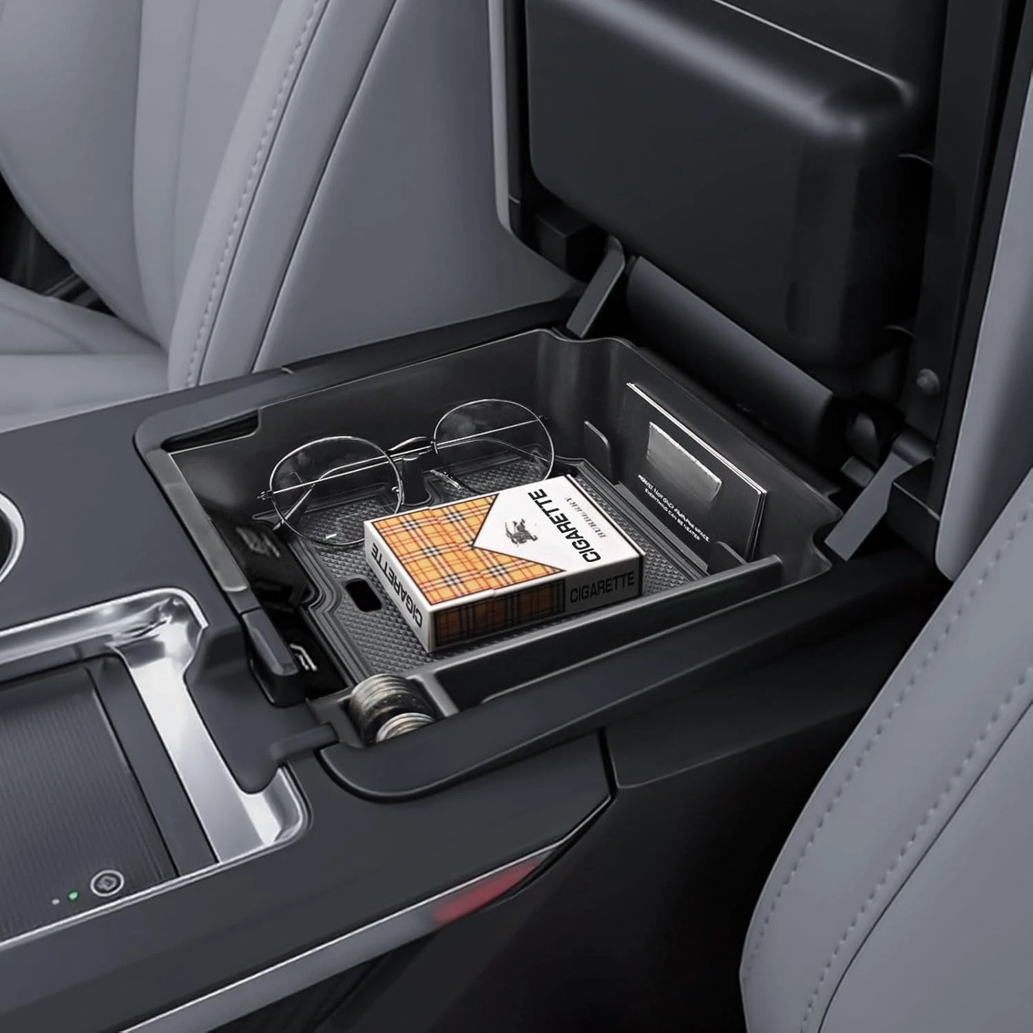 

Tucknbox Center Console Organizer for 2022-2025 Acura MDX Interior Accessories Middle Armrest Storage Box Secondary Insert Tray